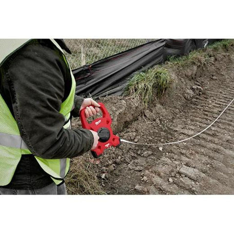 ruban à mesurer en acier 100'