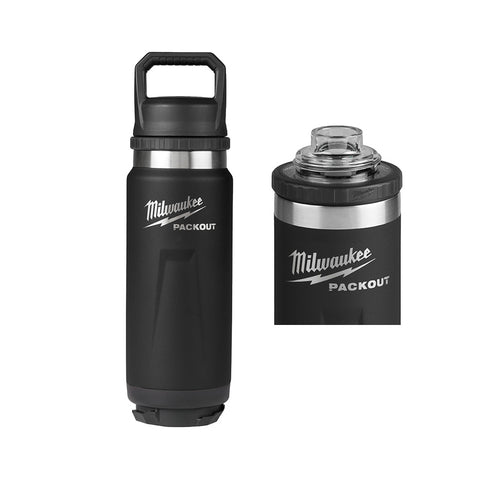 BOUTEILLE ISOTHERME PACKOUT™ 24OZ AVEC COUVERCLE CHUG (NOIR)