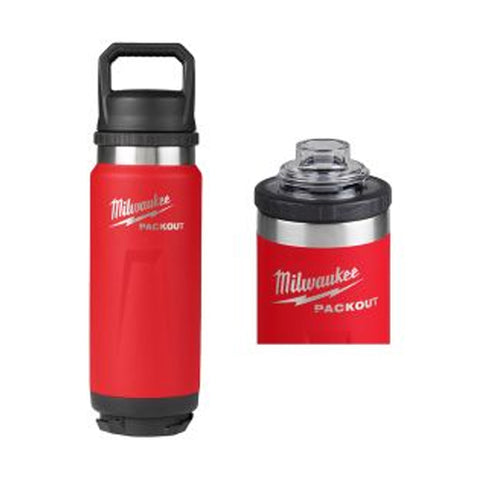 Bouteille isotherme PACKOUT™ 24 oz avec couvercle Chug rouge