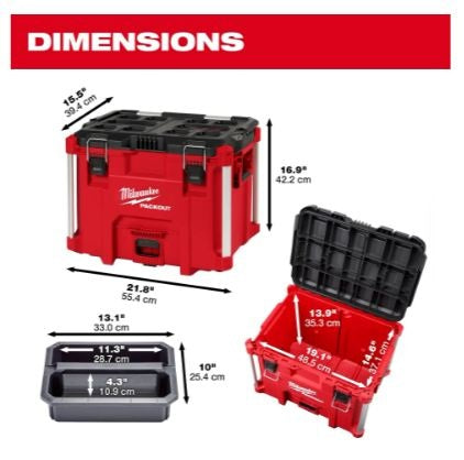 COFFRE 22'' X 16'' X 15'' XL PACKOUT