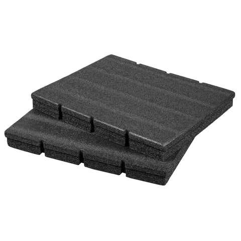 Insert en mousse personnalisable à profil bas pour boîtes à outils à tiroirs PACKOUT™