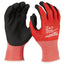 Gants enduits de nitrile de niveau 1 coupe petits (12)