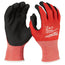 Gants enduits de nitrile de niveau 1, taille M, coupe-niveau