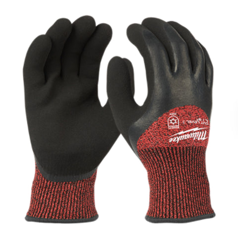 Gants d'hiver isolés coupe-niveau 3, taille XL