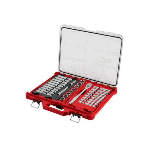 Ensemble de 47 douilles et cliquets à entraînement 1/2'' avec organisateur à profil bas PACKOUT™