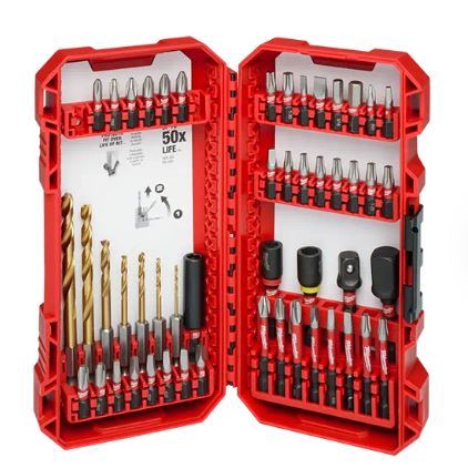 ENSEMBLE 50PCS ACCESSOIRES VISSEUSE PERCEUSE SHOCKWAVE