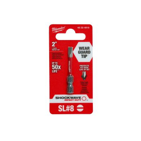 POINTE DE TOURNEVIS PLATE #8 X 2''