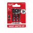 ENS. 3 ADAPT 1/4-3/8-1/2DR X 1/4HEX X 2''