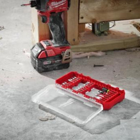 Mallette compacte moyenne personnalisable pour accessoires de visseuse à percussion