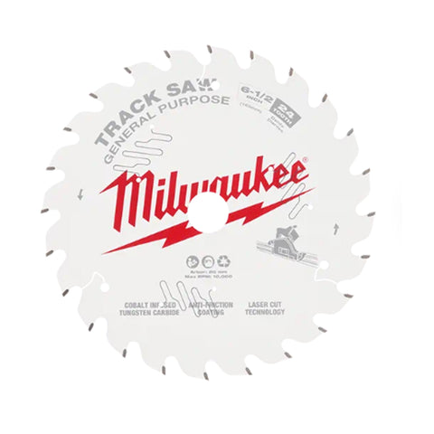 LAME AU CARBURE 6-1/2'' X 24 DENTS POUR SCIE SUR RAIL