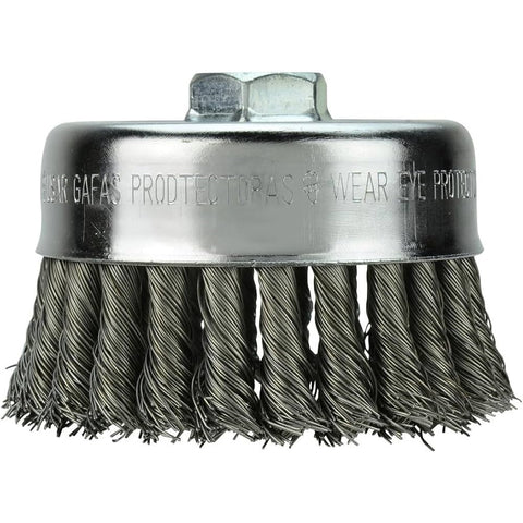 BROSSE CUVE NOUÉE 6'' X 5/8-11 X .020