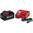 ENSEMBLE CHARGEUR M12/M18 + BATTERIE 8.0AH M18 HIGH OUTPUT