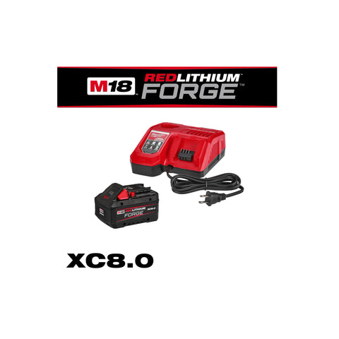 ENSEMBLE CHARGEUR M12/M18 + BATTERIE 8.0AH M18 FORGE