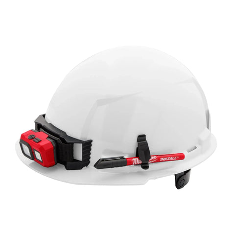 Casque de sécurité BOLT™ à bord avant blanc avec suspension à cliquet 6pts Type 1, classe E