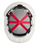 CASQUE BOLT BORD A COMPLET BLANC 6 POINTS