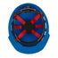 Casque de sécurité BOLT™ bleu à bord avant avec suspension à cliquet 6pts