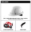 Casque de sécurité à bord avant BOLT™ avec suspension à cliquet 6 points