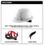 Casque de sécurité à bord avant BOLT™ avec suspension à cliquet 6 points