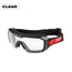 Lunettes de protection ventilées à profil bas - Oculaire double couche transparent