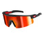 LUNETTE ENVELOPPANTE ROUGE MIROIR