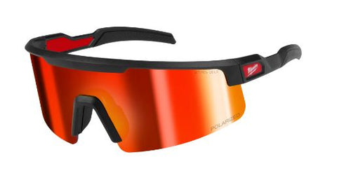 LUNETTE DE SÉCURITÉ ENVELOPPANTES POLARISÉES - MIRROIR ROUGE