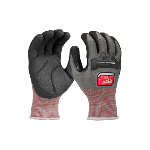 GANTS ANTIVIBRATION ENDUITS DESTÉRITÉ ÉLEVÉE DE NITRILE DE NIVEAU ANTICOUPURE 4 - MEDIUM