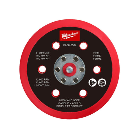 Plateau de support pour ponceuse orbitale aléatoire 6'' - Ferme
