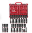 Jeu de 36 douilles profondes 6 pans SAE/MÉTRIQUE à prise 3/8'' - PACKOUT