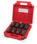 Jeu de 8 douilles profondes 6 pans SAE à prise 1/2''