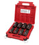 Jeu de 8 douilles profondes 6 pans MÉTRIQUE à prise 3/4''
