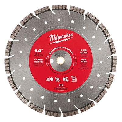 LAME AU DIAMANT 14'' X 20MM-1'' GENERAL