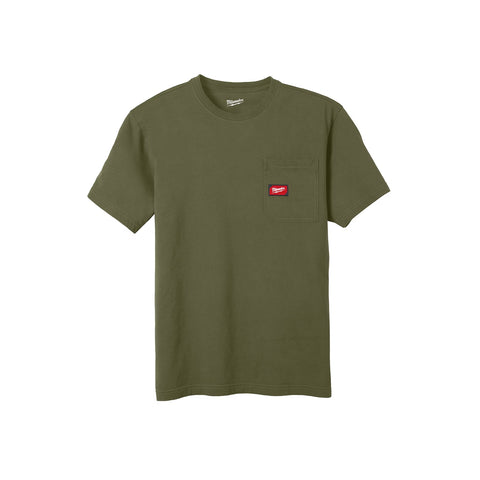 CHANDAIL MANCHE COURTE GRIDIRON AVEC POCHE - VERT 2XL