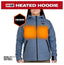 COTON OUATER CHAUFFANT FEMME BLEU + 1 BATTERIE (M)