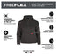 CHANDAIL À CAPUCHON FEMME FREEFLEX  NOIR - MEDIUM