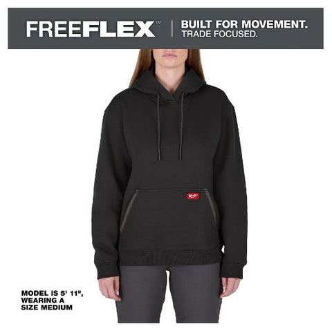CHANDAIL À CAPUCHON FEMME FREEFLEX  NOIR- X-LARGE