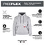 CHANDAIL À CAPUCHON FEMME FREEFLEX GRIS - MEDIUM