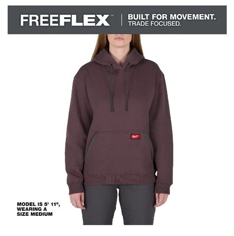 CHANDAIL À CAPUCHON FEMME FREEFLEX - MAUVE PETIT