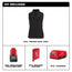 VESTE CHAUFFANTE AXIS FEMME NOIR + 1 BATTERIE (2XL)