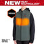 VESTE CHAUFFANTE AXIS FEMME VERT + 1 BATTERIE (XS)