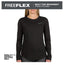 CHANDAIL FREEFLEX MANCHE LONGUE FEMME NOIR (SMALL)