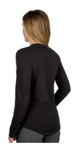 CHANDAIL FREEFLEX MANCHE LONGU FEMME NOIR (X-SMALL)