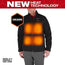 MANTEAU CHAUFFANT M12 NOIR + 1 BATTERIE (M)