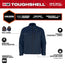 MANTEAU CHAUFFANT M12 BLEU + 1BATT (M)