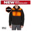 MANTEAU CHAUFFANT AXIS NOIR + 1BATT(S)