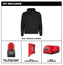 COTON OUATER CHAUFFAUT M12 NOIR + 1 BATTERIE (S)