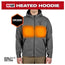 COTON OUATER CHAUFFAUT M12 GRIS + 1 BATTERIE (2XL)