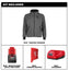 COTON OUATER CHAUFFAUT M12 GRIS + 1 BATTERIE (M)
