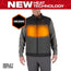 VESTE CHAUFFANTE AXIS GRIS + 1 BATTERIE (XL)