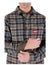 CHEMISE EN FLANELLE GRIDIRON GRISE (MEDIUM)