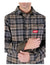 CHEMISE EN FLANELLE GRIDIRON GRISE (XL)